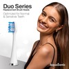 AquaSonic Genuine Duo Series Replacement Brush Heads | for Normal
