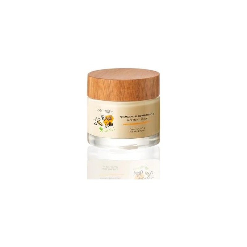 Crema Facial Humectante Orgánica con Miel Royal Jelly Sensación de