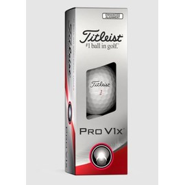 Titleist Pro V1x Golf Balls (White, 3pk, Enhanced Alignment) 1 Sleeve 2023