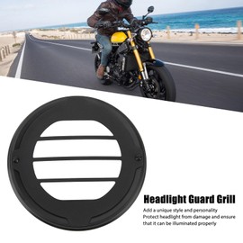 Headlight Grille for XSR900 2022 to 2023, Motorcycle Headlight Guard Grill, Metal Headlight Cover, Motorbike Headlamp Protector Mask Replacement, Head Light Cover Mesh