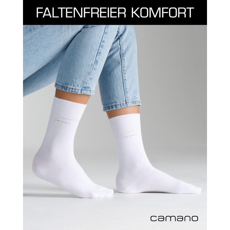 Camano Men's 3642000 Socks, Beige (Sand Melange 8300), 43-46 (Pack