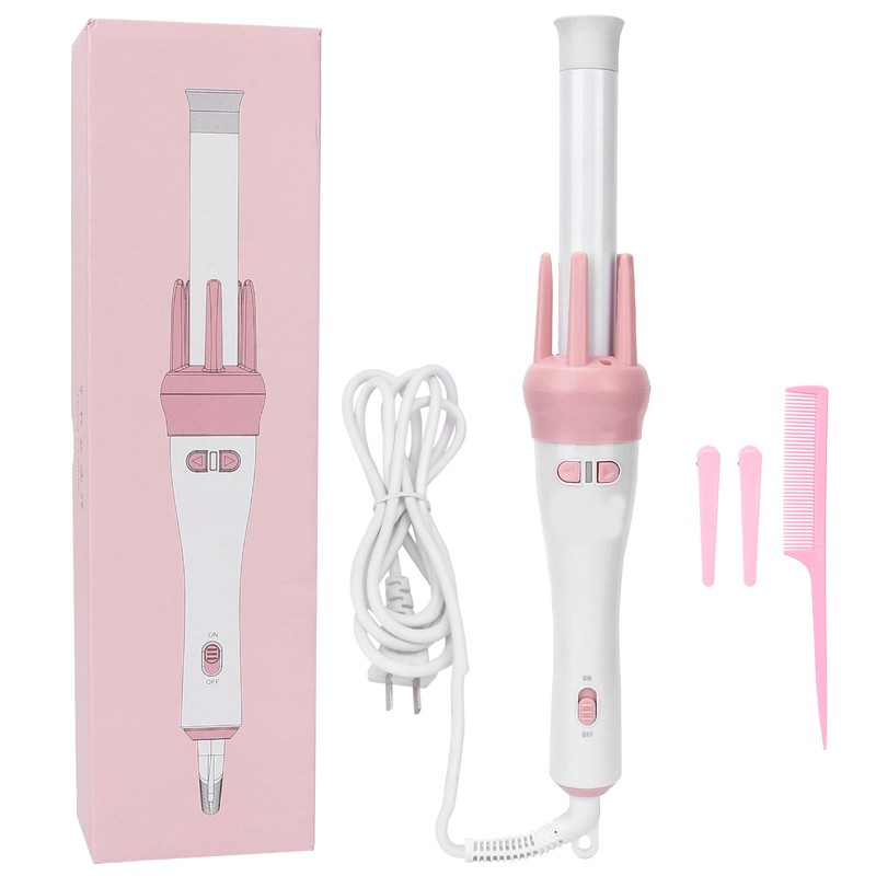 Professional Ceramic Curling Iron Automatic 360° Rotating Hair Curler Electric