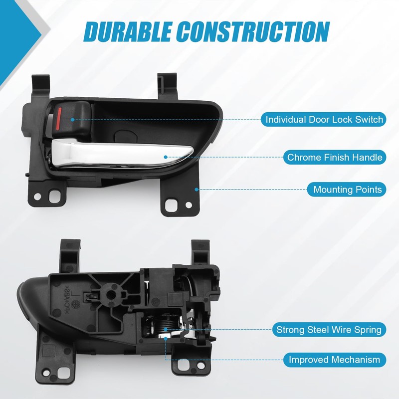 E-Vniko Driver Side Interior Door Handle Replacement for Subaru Forester
