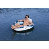COOLERZ 48" Rapid Rider Swimming Pool Inflatable Float 2 Cup