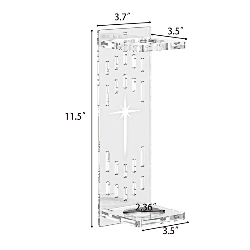 Light Saber Wall Mount Holder, Acrylic Saber Sword Stand Display,