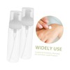 Healeved 2pcs Clear Refillable Foaming Pump Bottles for Hand Soap