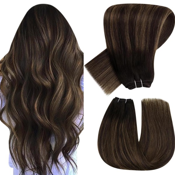 Hetto Balayage Sew in Hair Extensions Real Human Hair 22
