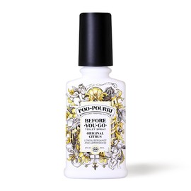 Poo-Pourri Before-You-Go Toilet Spray, Original Citrus, 4 Fl Oz, Up to 200 Uses, Bathroom Odor Deodorizer, Plant-Based with Essential Oils, for Home or Work, Lemon, Bergamot and Lemongrass Scent