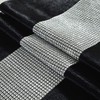 Deggodech Black Table Runner 180 cm Glitter Table Runner Silver