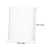 FUTUREORYY Glass Hurricane Candle Holder 4x4 Inch Windproof Candle Sleeve
