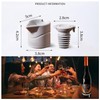 Silicone Wine Bottle Stopper With 3 in 1 Kechain Bottle