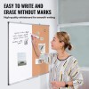 Whiteboard Corkboard Combo 48x36 Aluminum Frame Magnetic For Home School