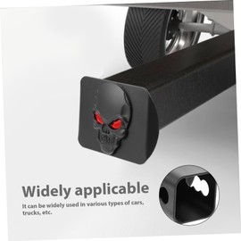 ULTECHNOVO Skull Trailer Hitch Cover Caravan Accessory Metal Hitch Cover Truck Hitch Receiver Cover Easy to Install Unique Design