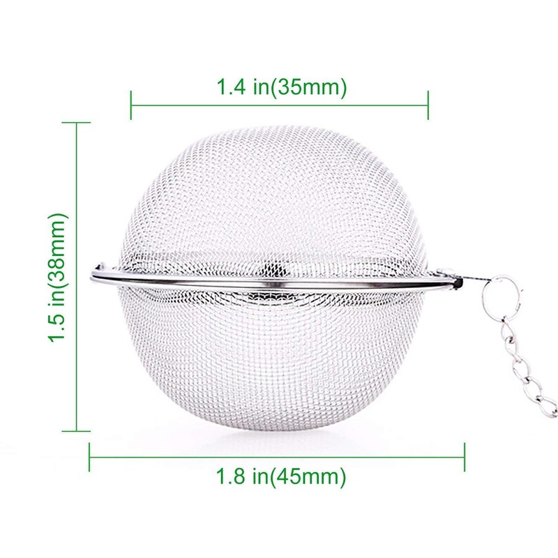 GOLF Tea Infuser,Extra Fine Mesh Tea Cup Filter Silicone Handle