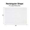 Staples Office Chair Mat, Clear Floor Mats, Flat-Pile Carpets, 48