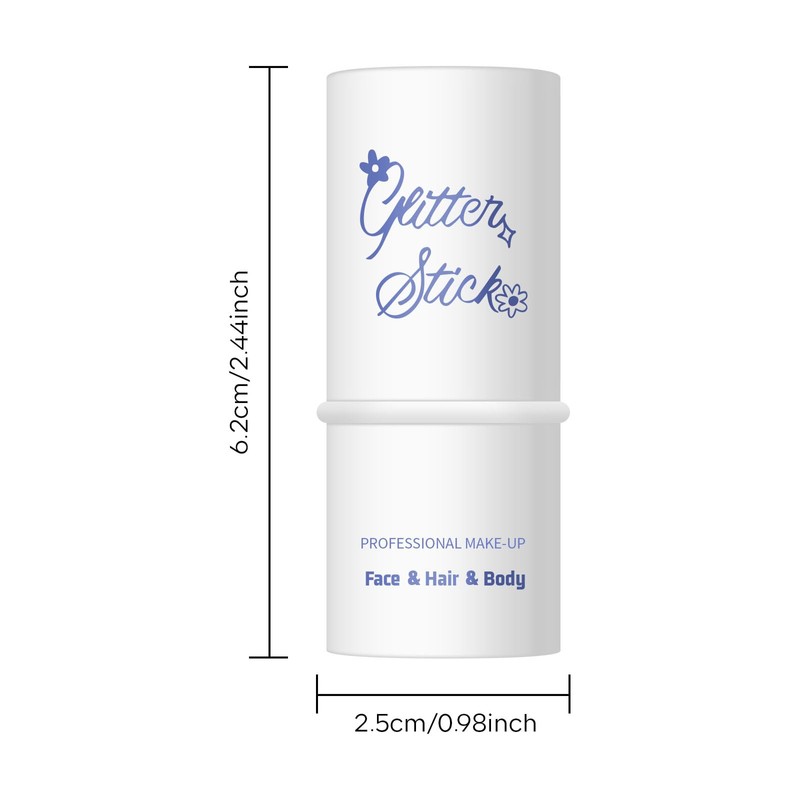 KYDA KYDA Body Glitter Stick, Chunky Glitter Gel for Face