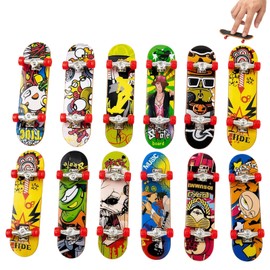 12 Pcs Mini Skateboard, Finger Skateboards Fingerboard Set