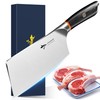 MAD SHARK 7 inch Kitchen Knife, Professional Sharp Vegetable Cleaver,