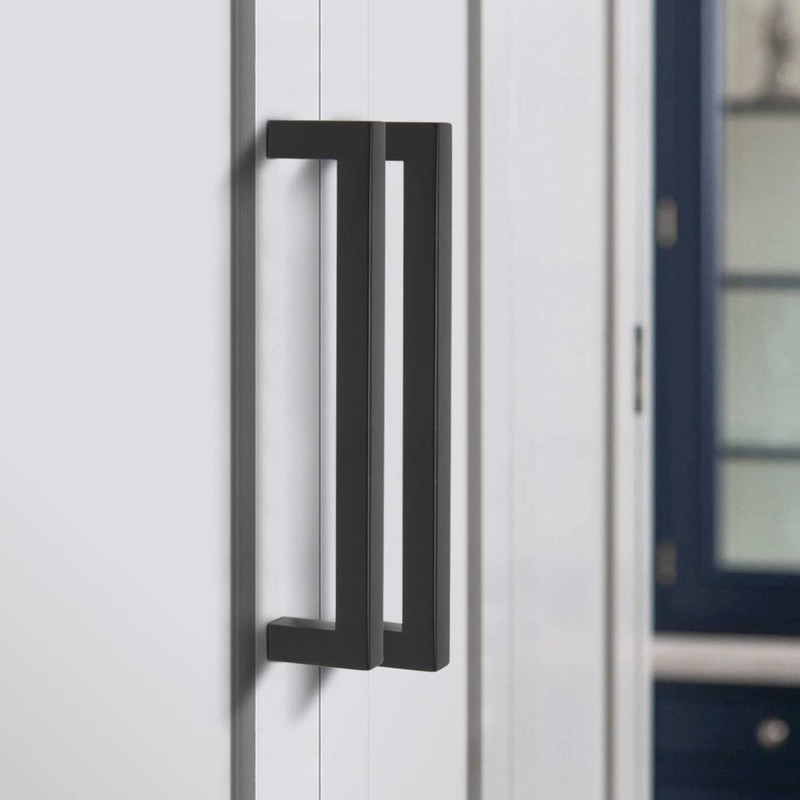 10 Pack Probrico Black Stainless Steel Square Corner Bar Cabinet