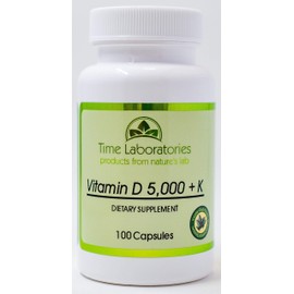 Vitamin D 5,000 IU + K Capsules