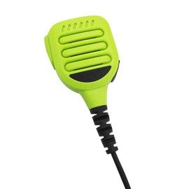 PZYPYM Radio Speaker Mic Shoulder Lapel Hand Microphone with 3.5mm Audio Jack Walkie Talkie Hands Free Mikes for Hyt Hytera BD 402 402i 502 502i 612i 482i 362i PD 506 TC508 (Green)