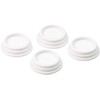 infactory Vibration Plate: Set of 4 Vibration Dampers, Universal, White