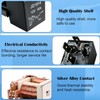 Kalmaegee 2Pack 12V 40A Relay with Relay Socket and Wiring