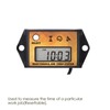 Jayron Digital Maintenance Reminder Tachometer Hour Meter Resettable Partial Timer