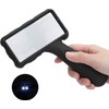 Magnifying Glass with Light, 7X Desktop Handheld Large Magnifying Glass,