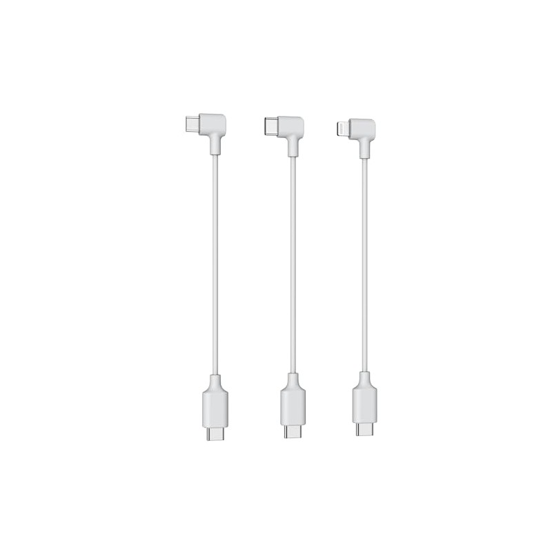 Potensic USB OTG Cable 3Pcs Set, Micro/Type C/Lightning Port, for