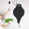 Lythor Pack Plant Hook Pulley, Retractable Plant Hanger Easy Reach