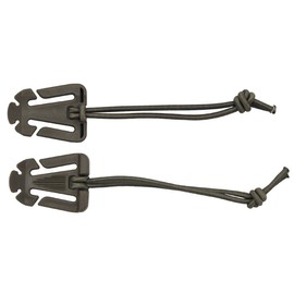 MFH Molle Pack of 2 Clip with Rubber Strap Buckle Backpack Clips Assorted Colours, beige