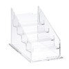 SUMNACON Acrylic Clear Business Card Holder, 4 Tier 4 Pocket