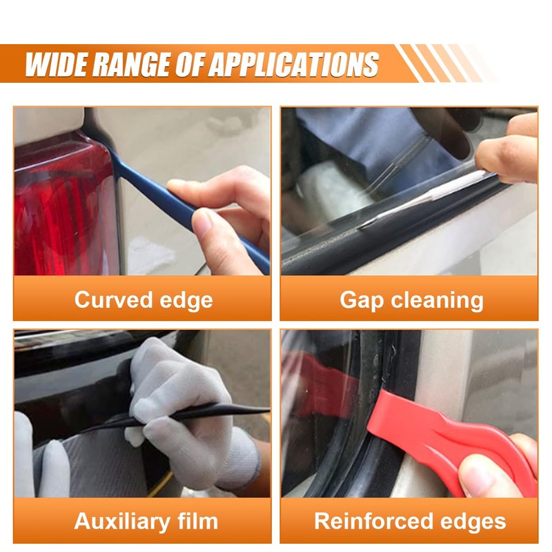 KITUREK Car Wrapping Vinyl Tool Kit, 5 in 1 Flexible