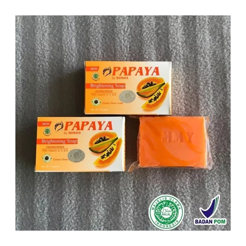 New Papaya By Mamaya Brightening Soap 135grams