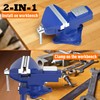 Shangyoyi Shangyoyi 2-in-1 Bench Vise For Workbench 3.2"- Multi-functional Portable