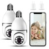 Light Bulb Security Camera,2K Wireless Light Bulb Camera for Pet