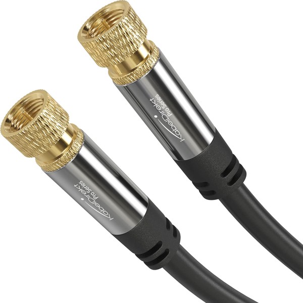 KabelDirekt – Sat, TV Antenna, Coaxial Cable – 6ft/1.8m –