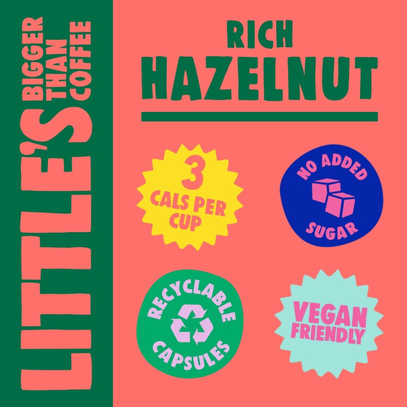 Little's Coffee Rich Hazelnut Coffee Pods – Pack of 60