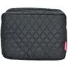 Solid Color Print NGIL Quilted Large Cosmetic Travel Pouch