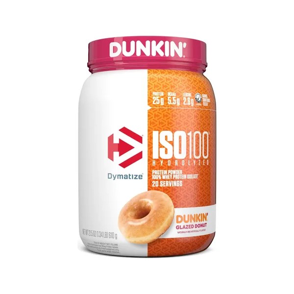 Suplementento Iso 100 Dunkin' 1.34 Lb 20 servicios sabor dona