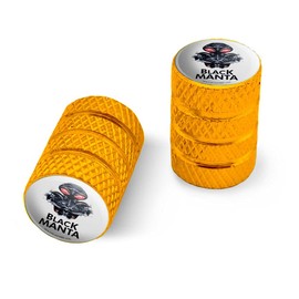 Aquaman Movie Black Manta Motorcycle Bicycle Bike Tire Rim Wheel Aluminum Valve Stem Caps