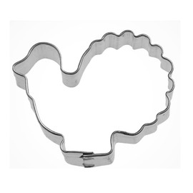 Mini Turkey 1.5 Inch Cookie Cutter from The Cookie Cutter Shop – Tin Plated Steel – Made in the USA