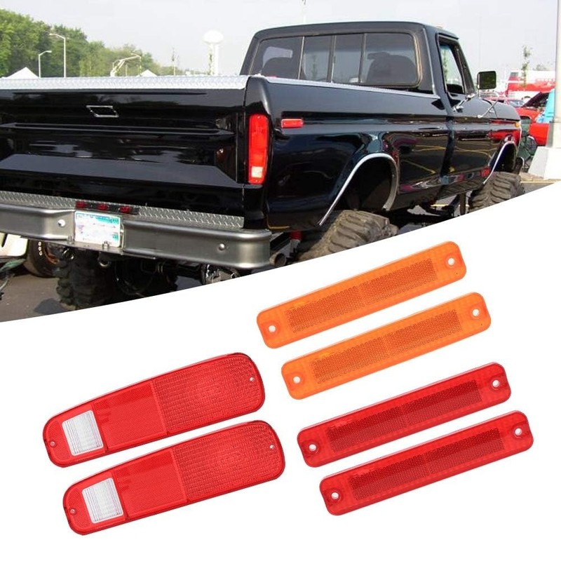 Kit de Luces Traseras para Econoline 75-91, 6 Piezas, Plástico