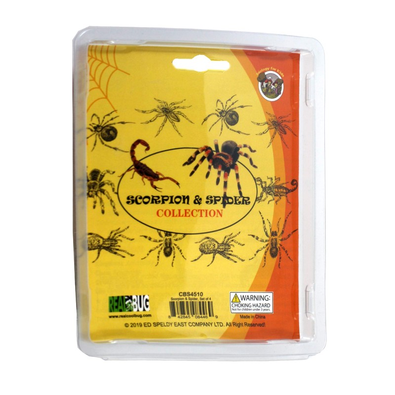 REAL BUG Scorpions & Spiders, Set of 4