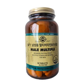 Solga Multivitamin & Mineral for Men (90 tablets/3 months) 2204.51mg / 남성용 멀티비타민&미네랄 (90정/3개월) 2204.51mg