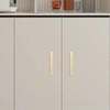 POVEFONK 10 Pack 5 Inch Brushed Gold Kitchen Cabinet Handles