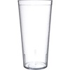 Carlisle 52248107 Stackable ShatterResistant Plastic Tumbler, 24 oz., Clear (Pack