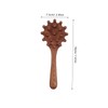 Minkissy Luxury Wooden Head Massager Ergonomic Scalp Scraping Tool for