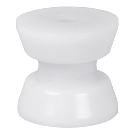 White Water 7560U White Delrin Bow Anchor Roller Replacement Wheels, 2-5/8" Diameter, 2-3/8" Width